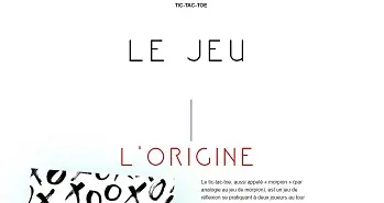 Capture d'écran de mon tic tac toe